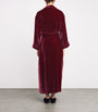 Velvet Silk-Lined Robe MAUVE
