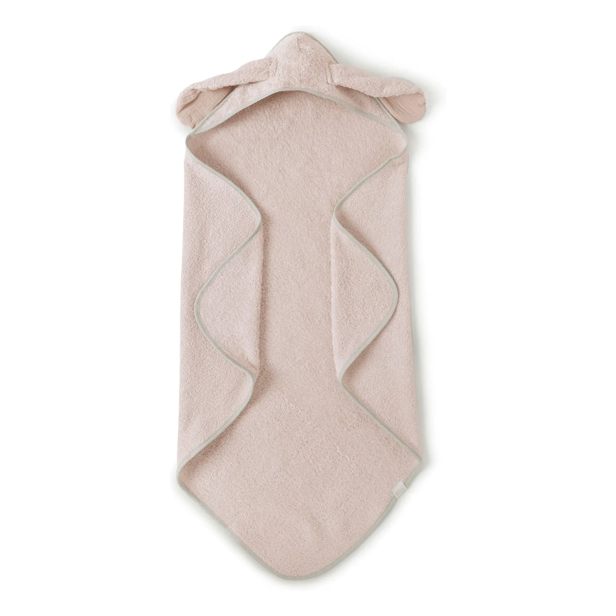 Babyshower - Bunny bath cape | Pale Pink