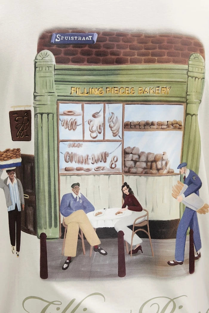 Filling Pieces Erkek Pamuklu Tişört Bakery