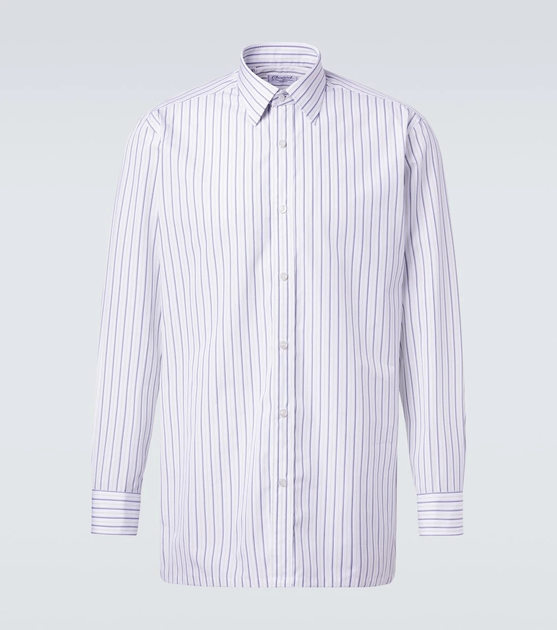 Charvet - Striped cotton poplin shirt