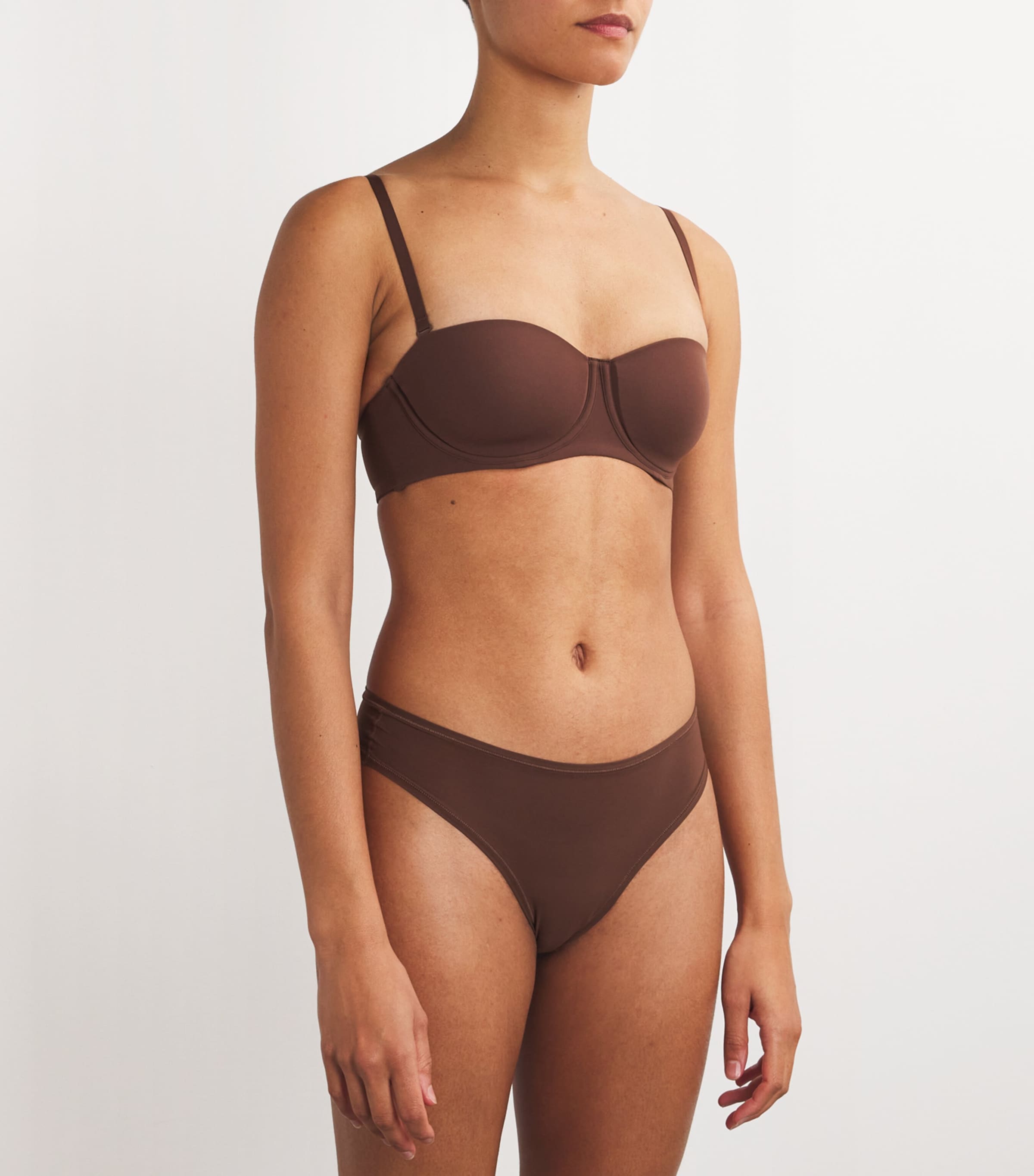 Skims Brown Fits Everybody Strapless Bra