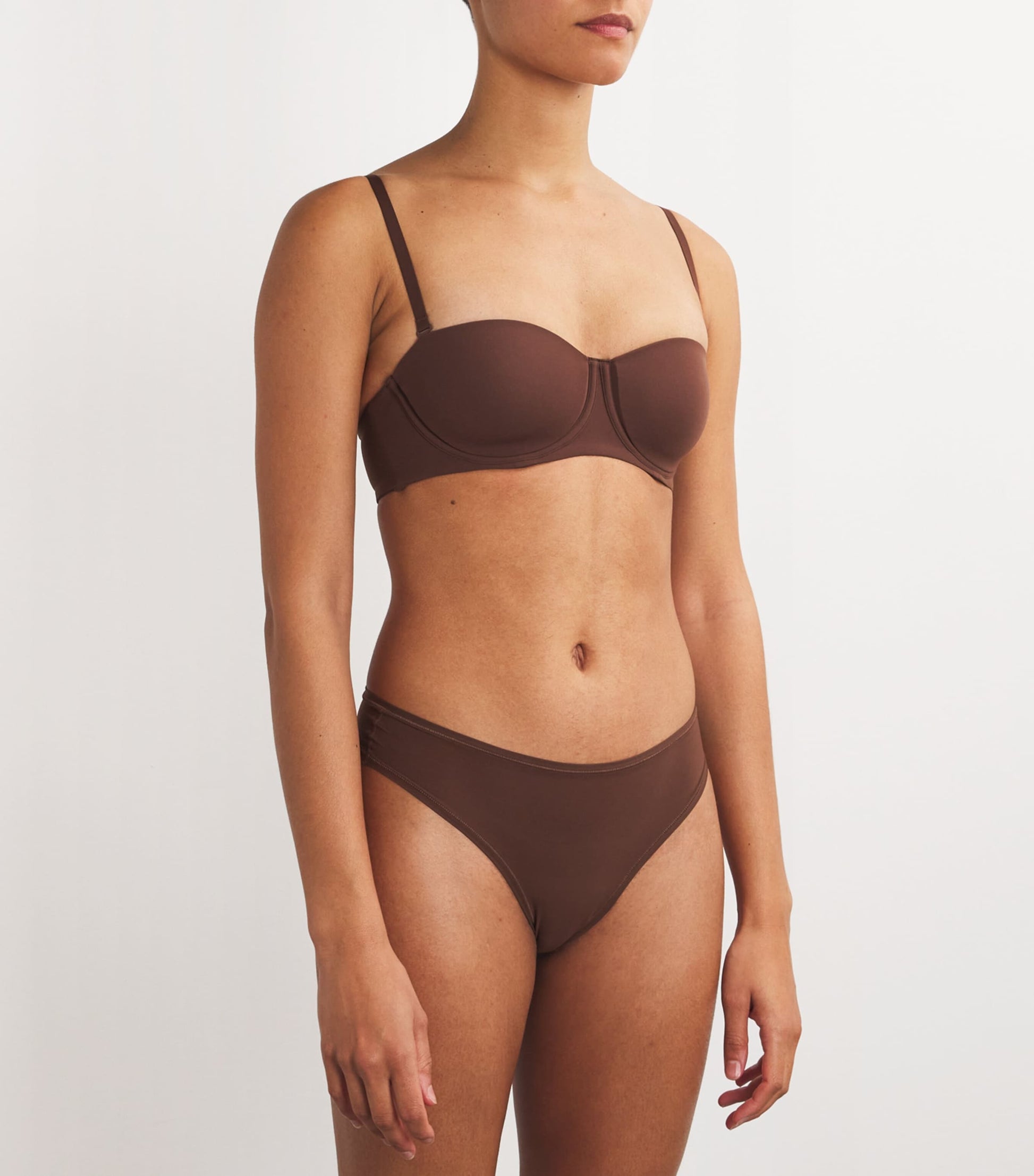 Skims Brown Fits Everybody Strapless Bra