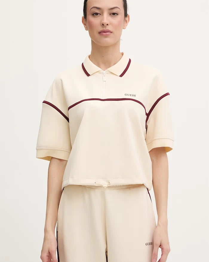 Guess yakalı kadın tişört JASMINE