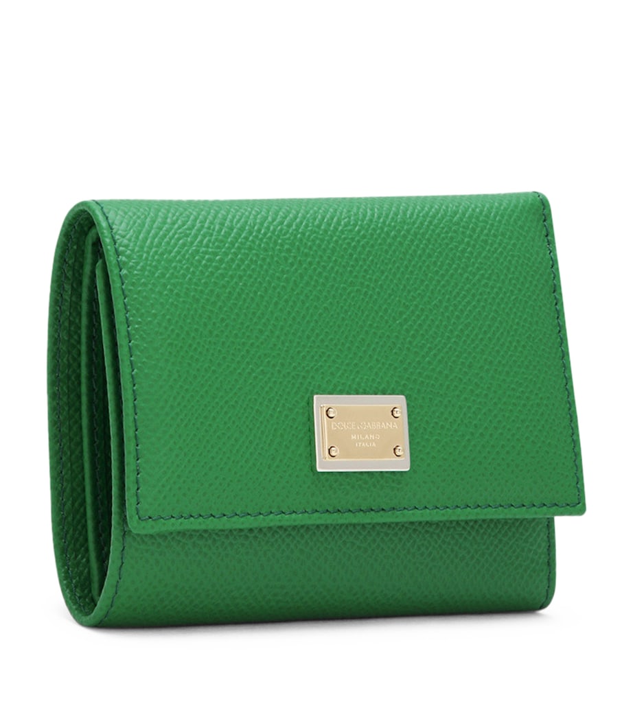 Multi Leather Dauphine Flap Wallet