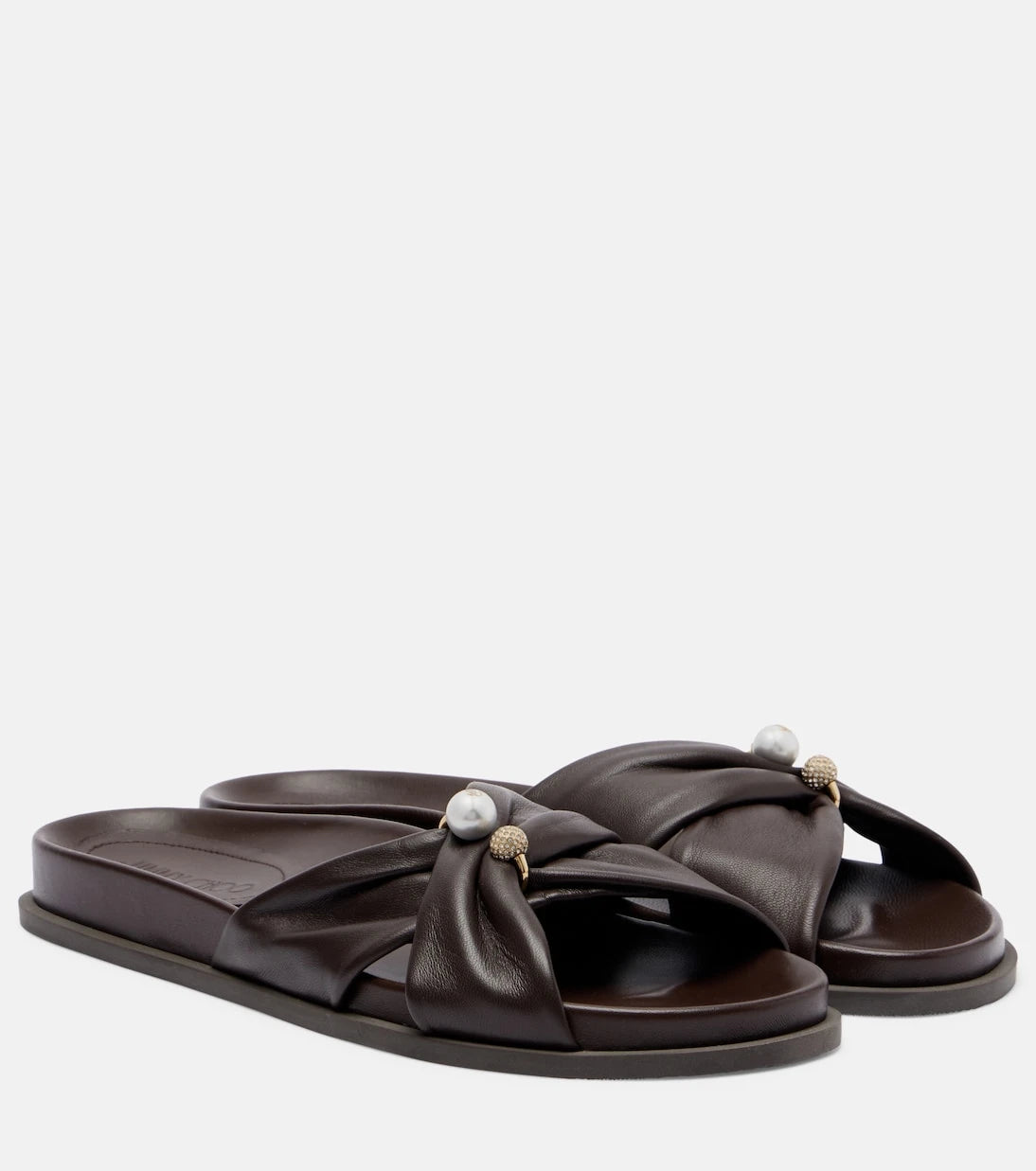 Jimmy Choo - Rafi embellished leather sandals