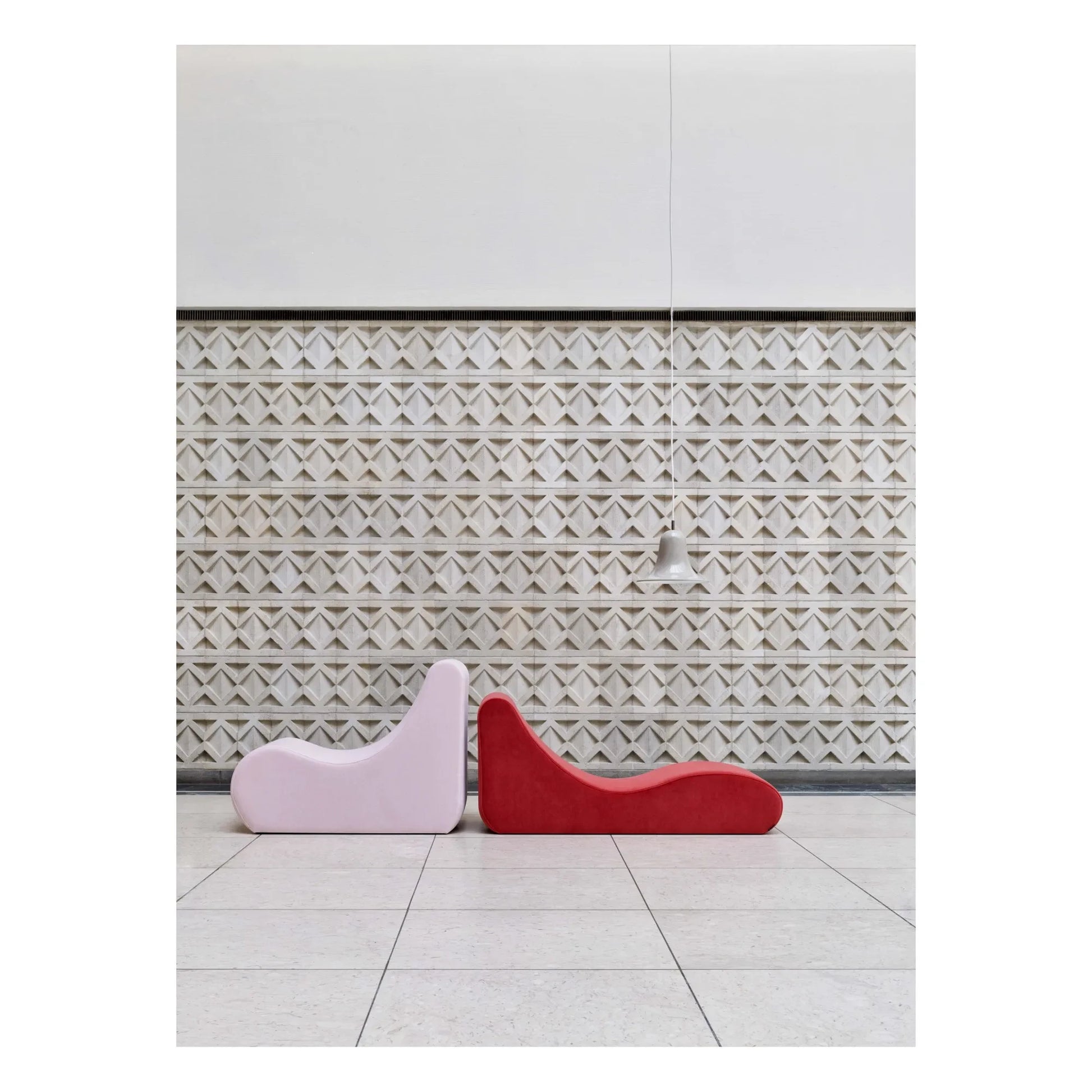 Verpan - Welle 4 Chaise Longue | Red