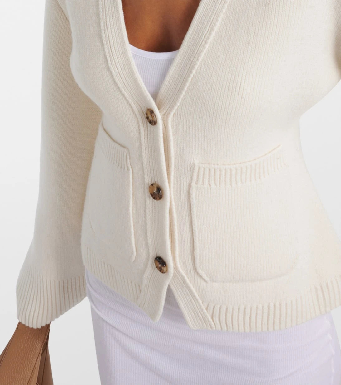 Khaite - Scarlet cashmere cardigan