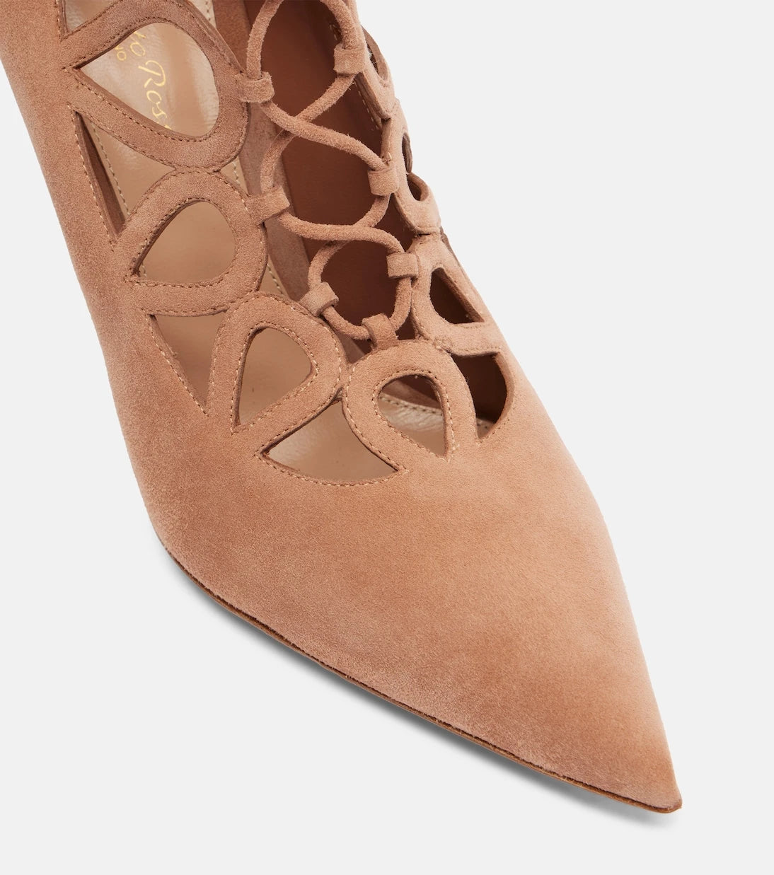 Gianvito Rossi - Pointy 95 suede pumps