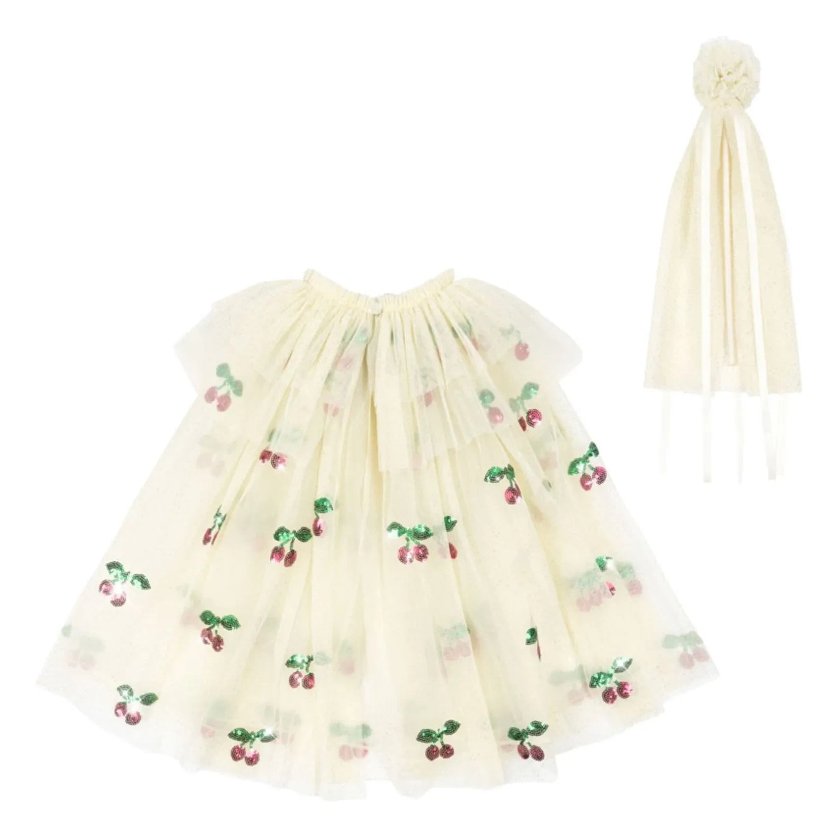 Konges Sløjd - Cherry cape and wand | White