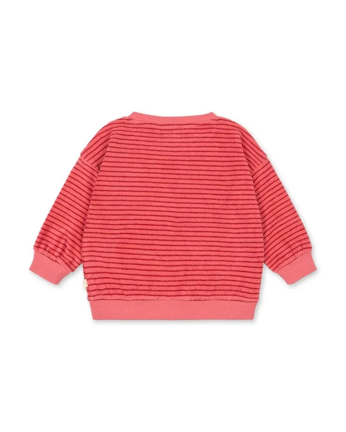 Konges Sløjd çocuklar için pamuklu bol sweatshirt ITTY SWEAT SHIRT GOTS