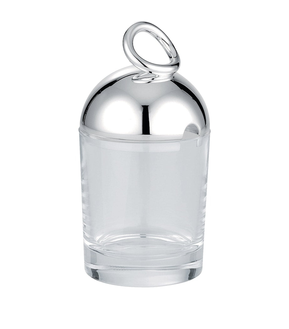 Christofle Silver-Plated Vertigo Condiment Pot (14cm)