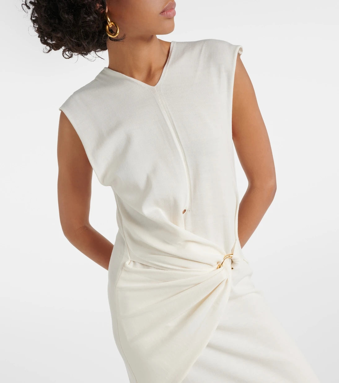 Jil Sander - Virgin wool wrap dress