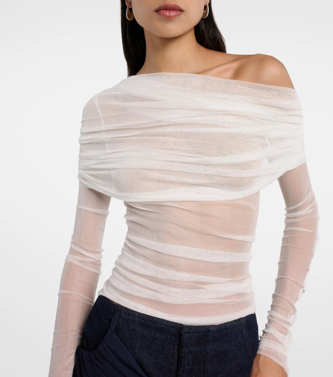 Christopher Esber - Draped silk top