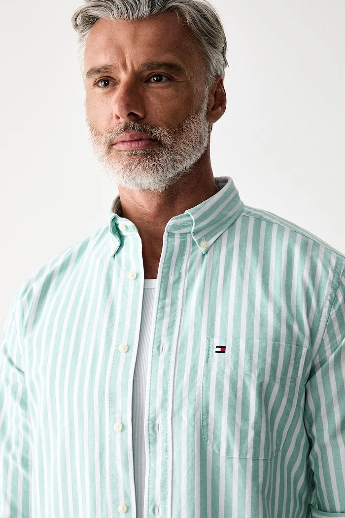 Tommy Hilfiger Erkek Pamuk Gömlek