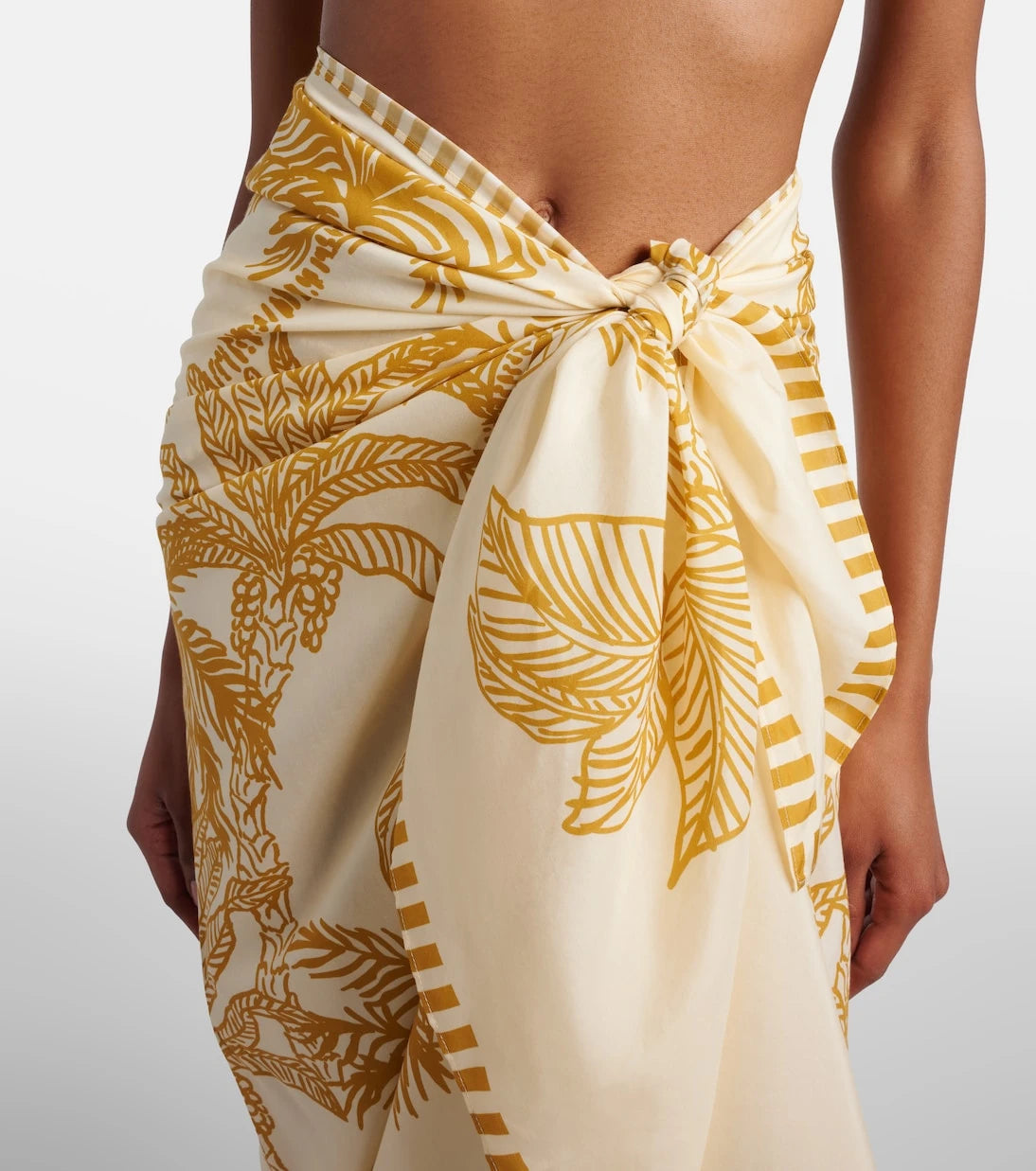 Eres - Jungle printed cotton and silk beach cover-up