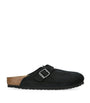 Suede Boston Clogs