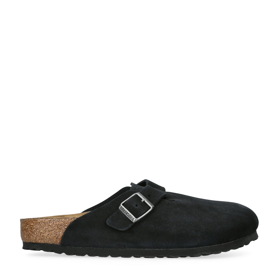 Suede Boston Clogs