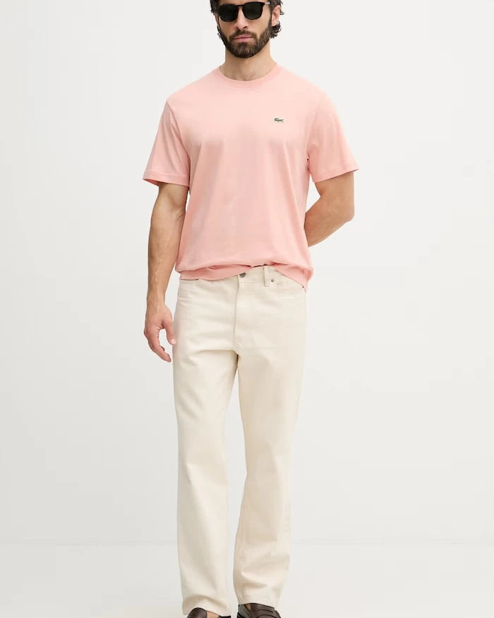 Lacoste basic erkek pamuklu tişört
