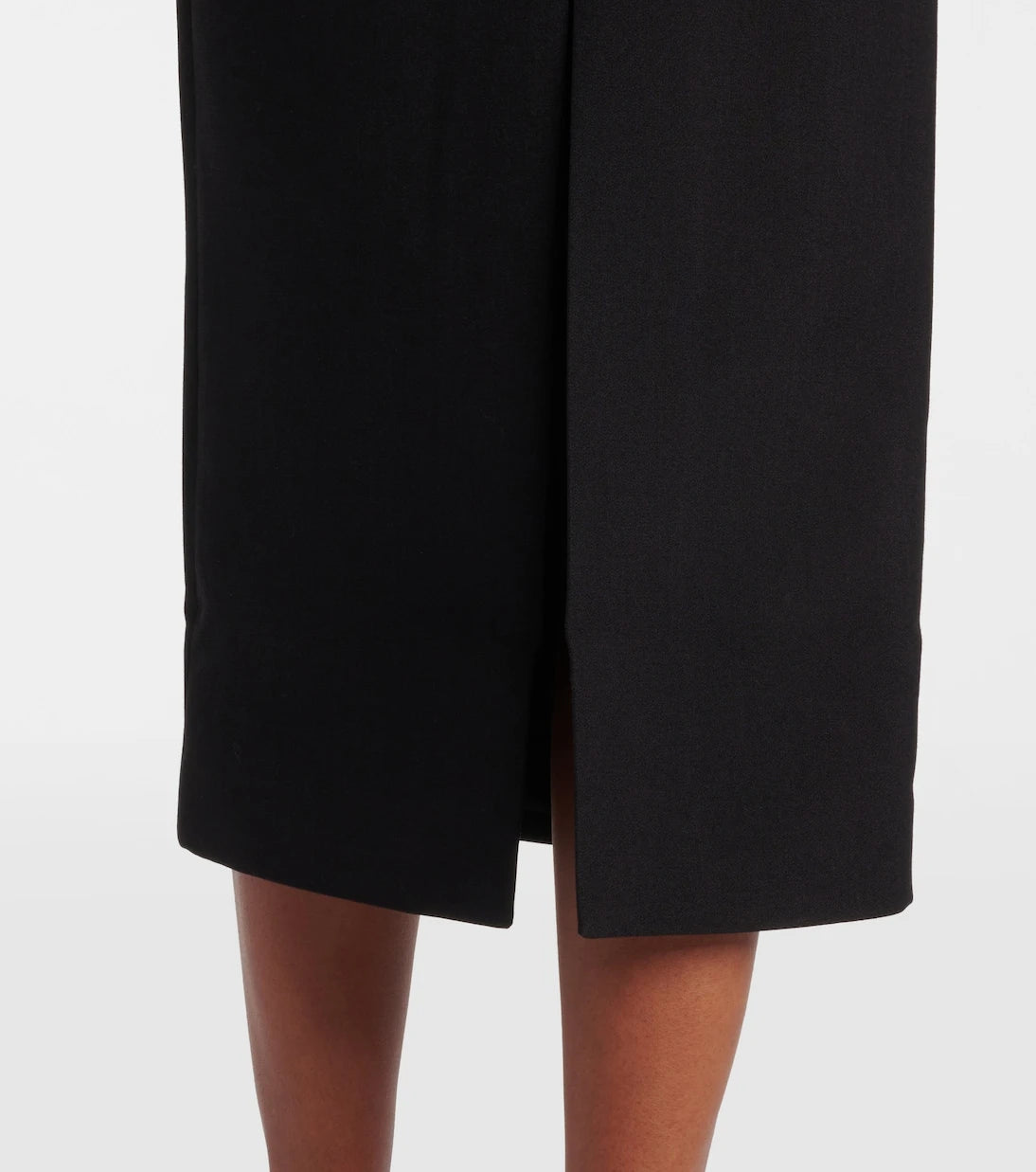 Roland Mouret - Pencil crêpe midi skirt