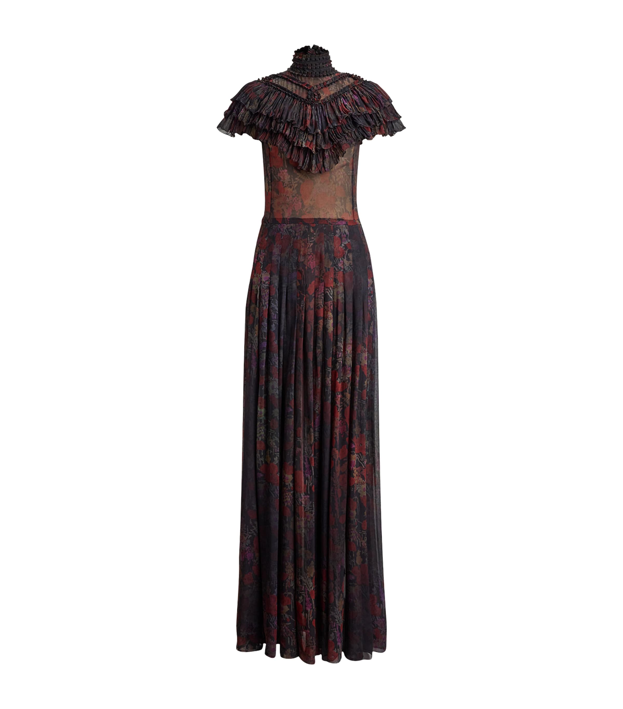 Silk Chiffon Cressida Gown