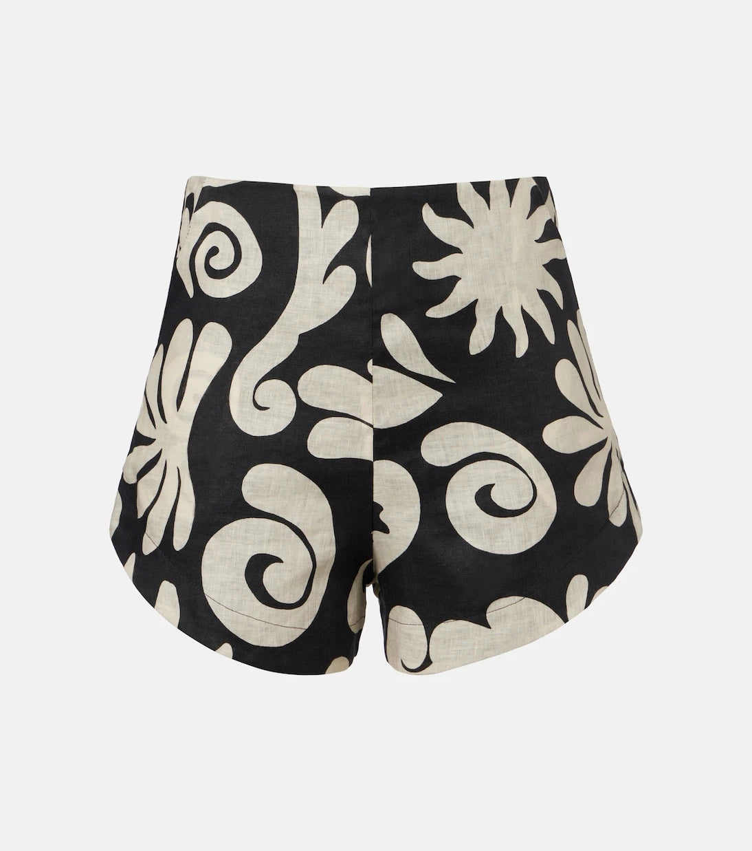 Cala de la Cruz - Bahamas printed linen shorts