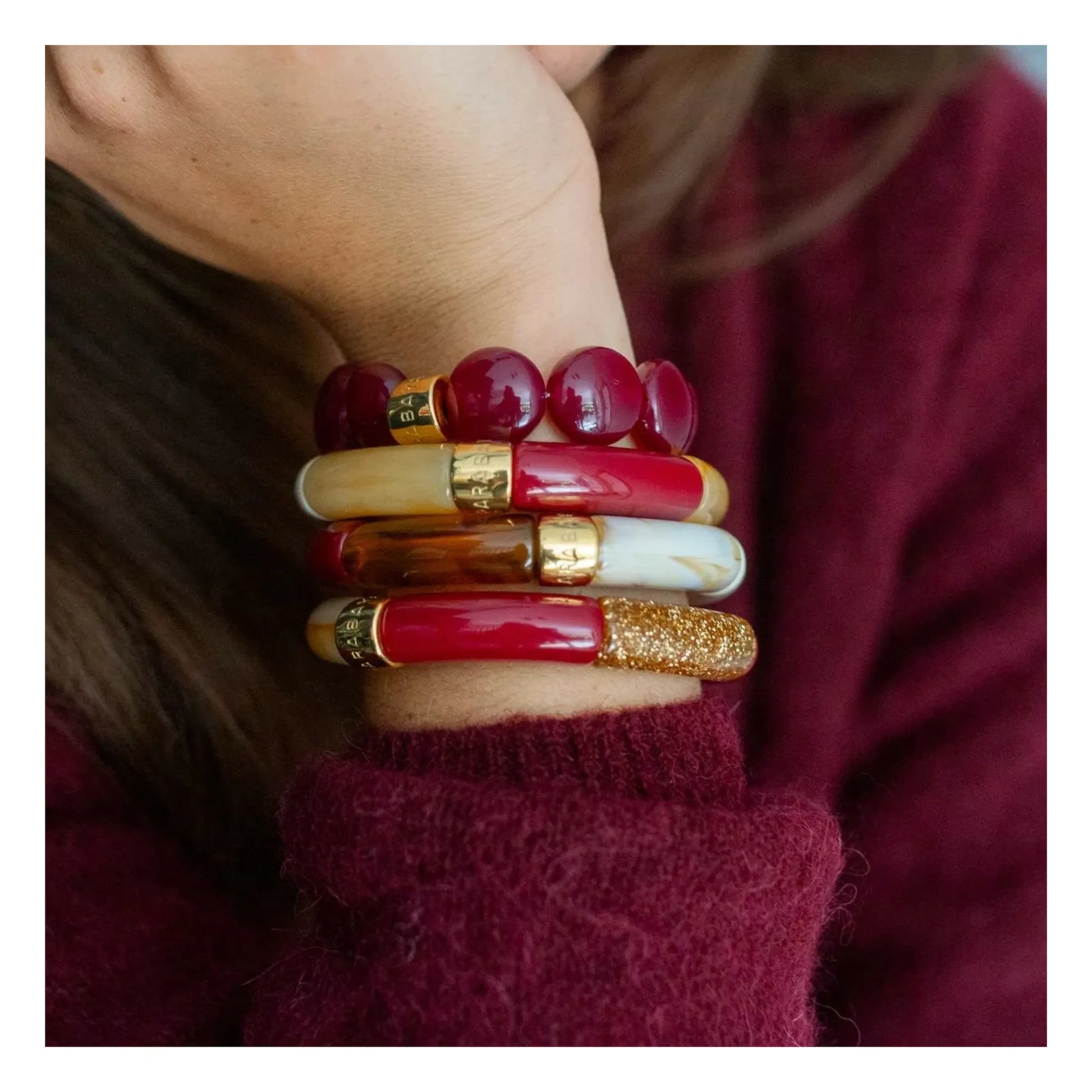 Parabaya - Sol 3 bracelet | Ivory