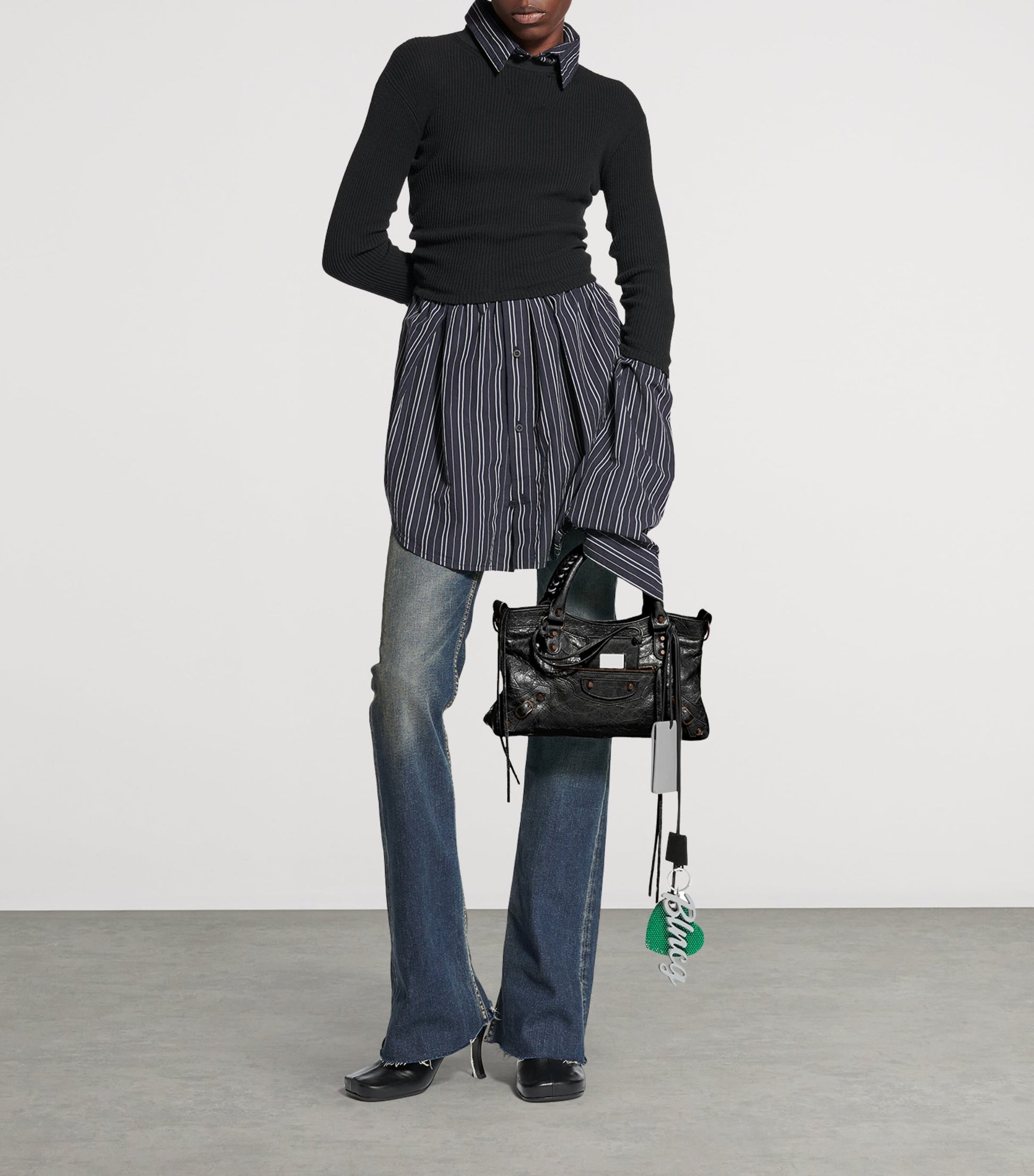 Balenciaga Black Le City First Top-Handle Bag