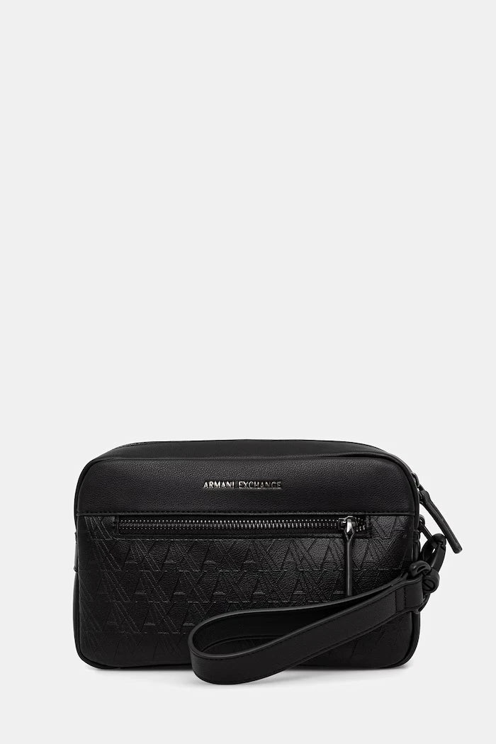 Armani Exchange Erkek Suni Deri Omuz Çantası