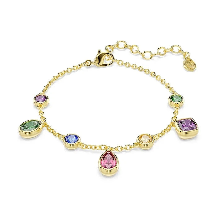 Swarovski kadın altın kaplama zirkonlu bileklik IMBER