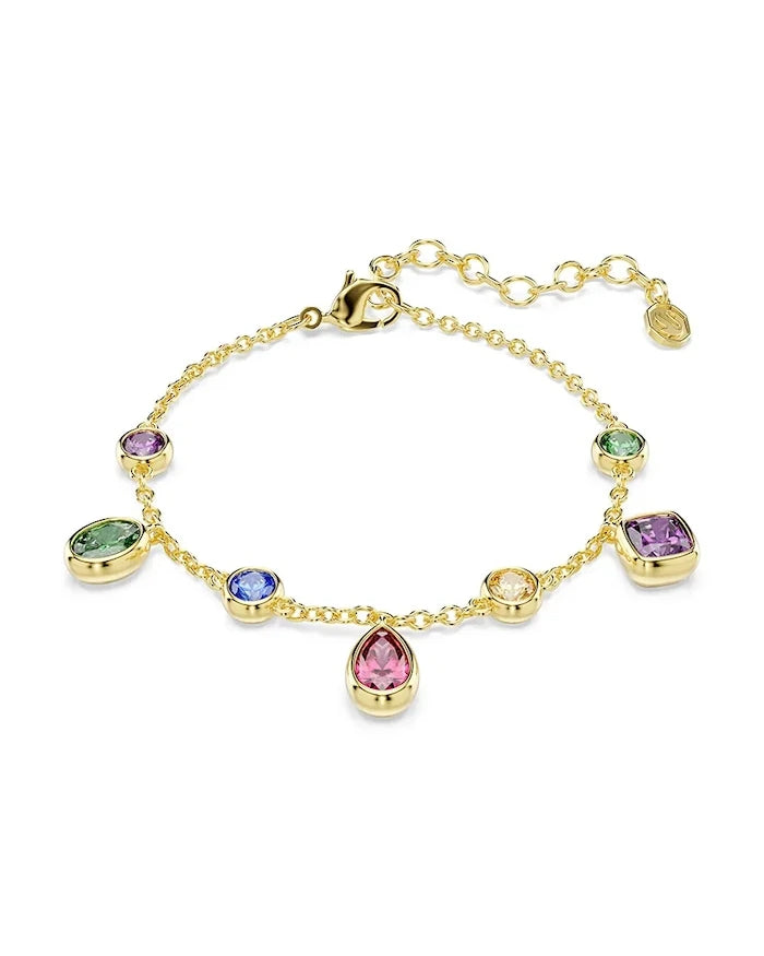 Swarovski kadın altın kaplama zirkonlu bileklik IMBER