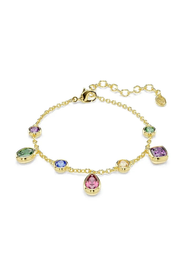 Swarovski kadın altın kaplama zirkonlu bileklik IMBER