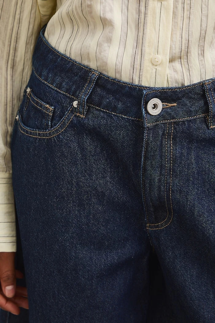 Medicine denim kadın bermuda