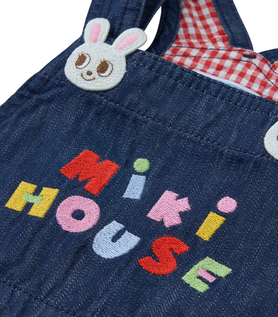 Embroidered Bunny Dungarees (6-36 Months)