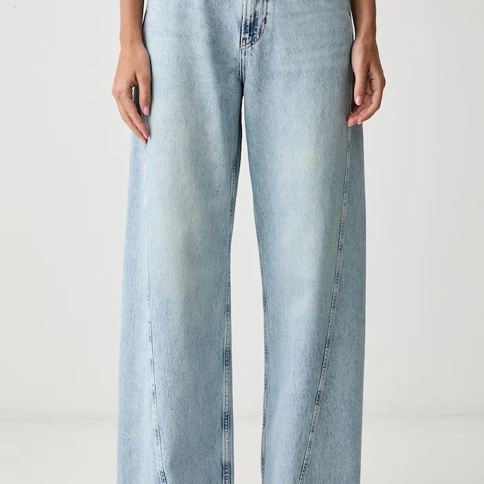 Kadın wide leg jean C_MARLENE SLIT HR