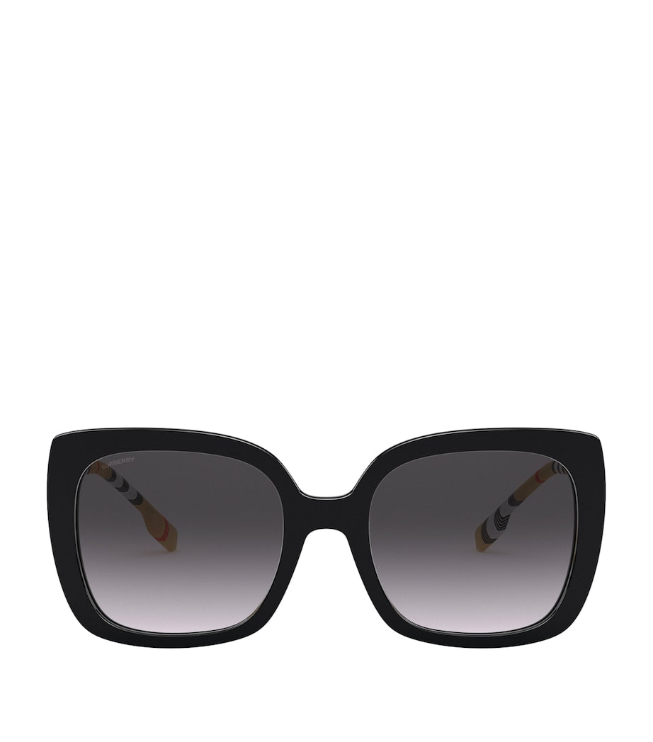 Black Oversized Square Sunglasses