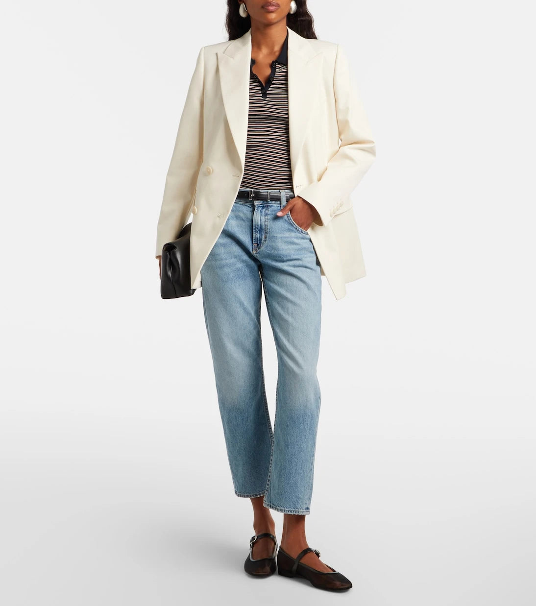 Nili Lotan - Weston double-breasted virgin wool blazer