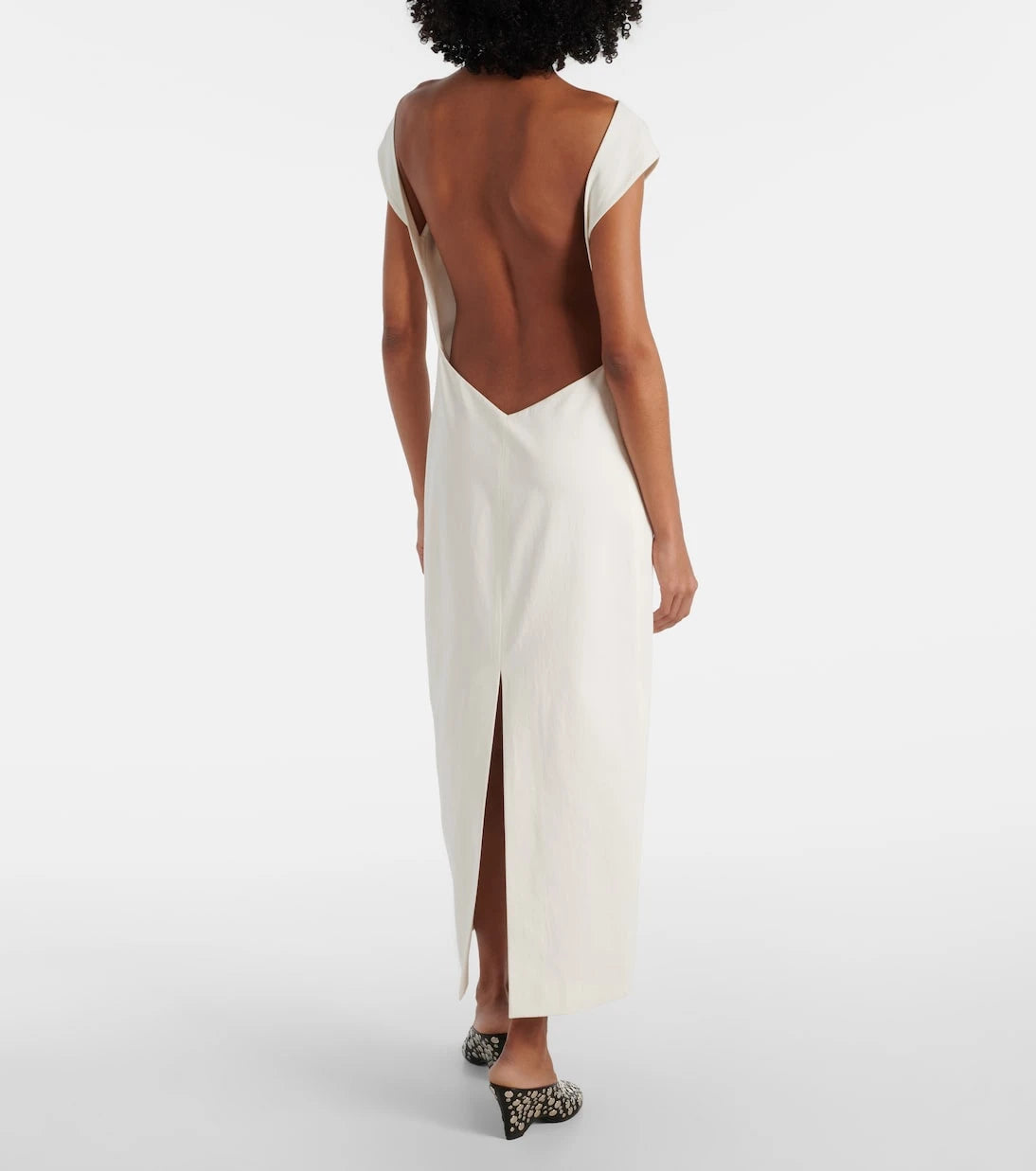 Khaite - Ayame open-back cotton maxi dress