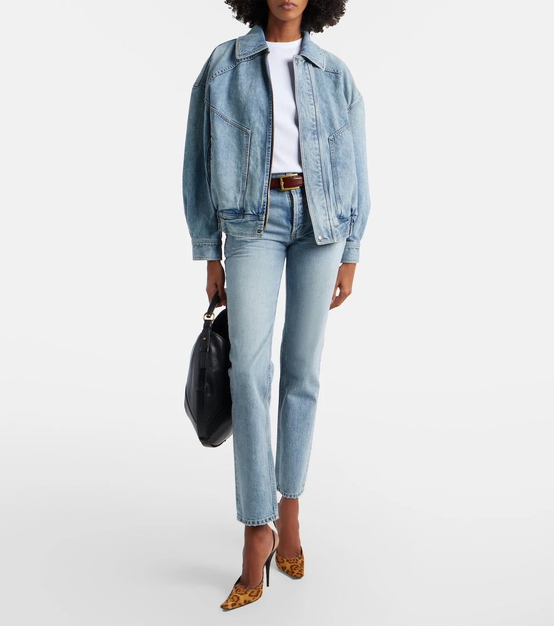Saint Laurent - Cassandre cotton T-shirt