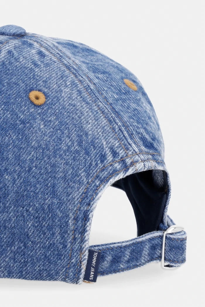 Tommy Jeans шапка с козирка дамска от деним