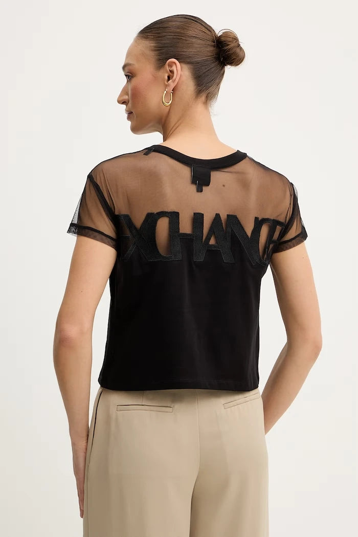 Памучна тениска Armani Exchange