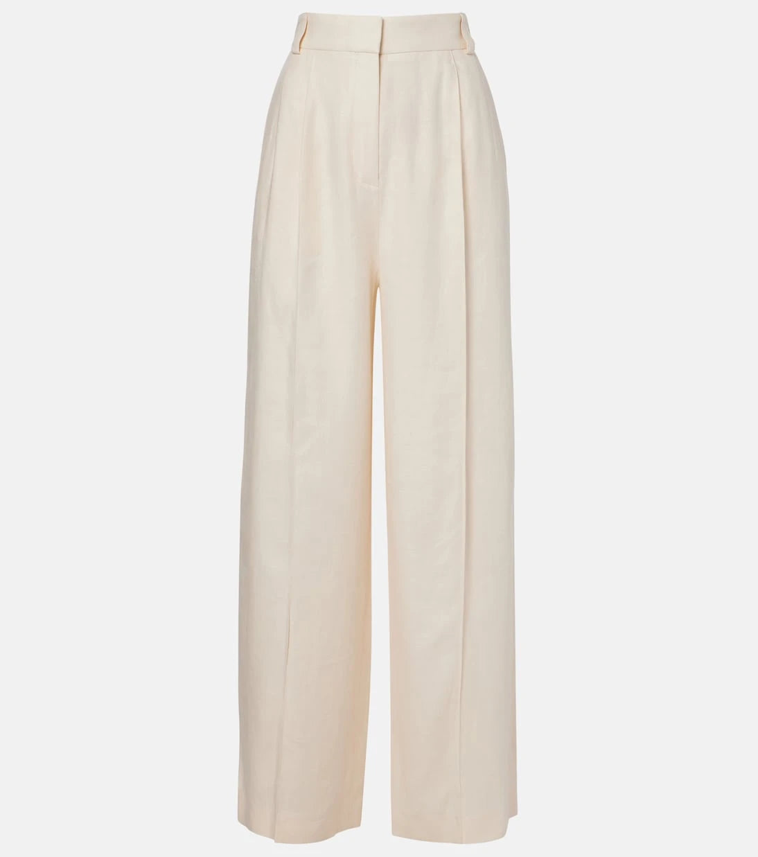 Loro Piana - Lodger linen and wool wide-leg pants