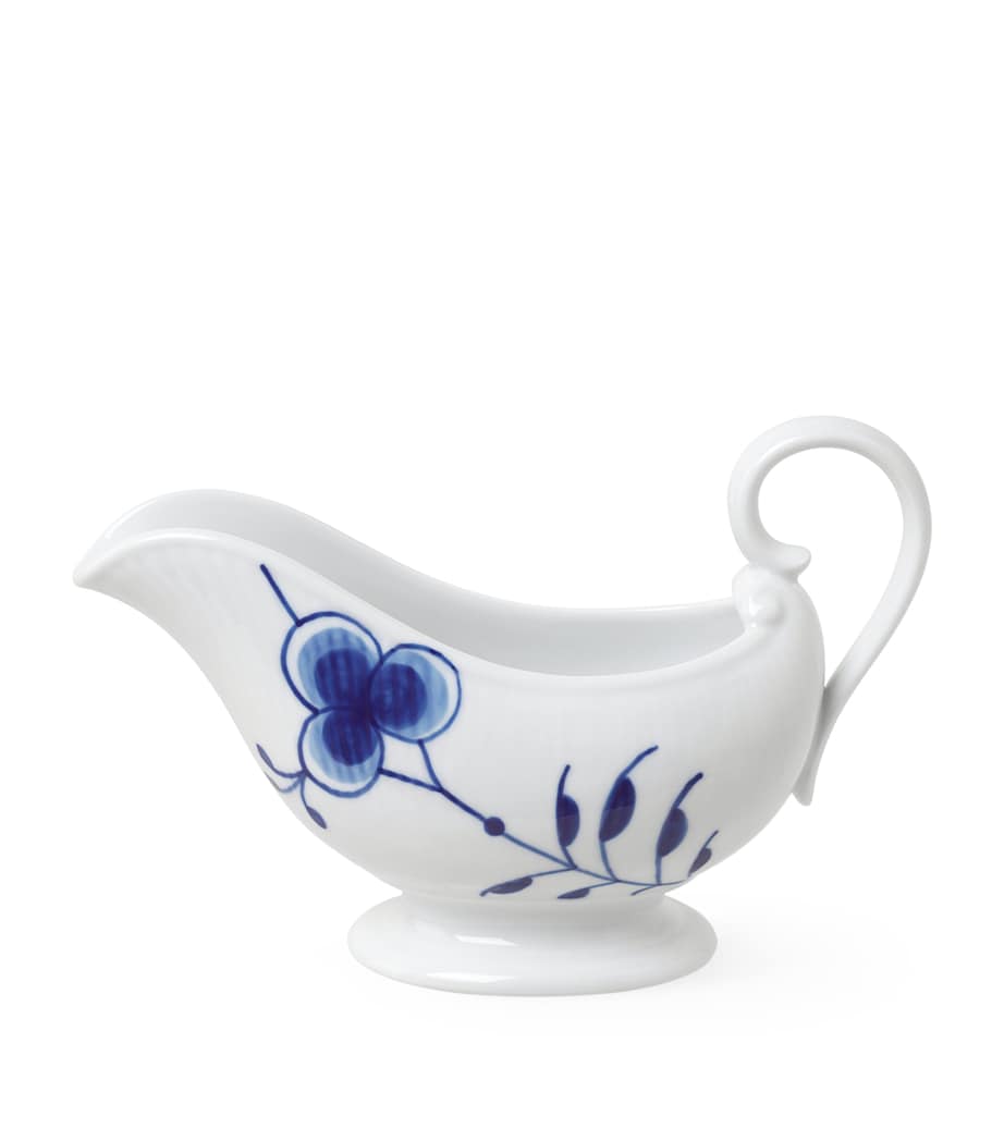 Blue Fluted Mega Gravy Boat