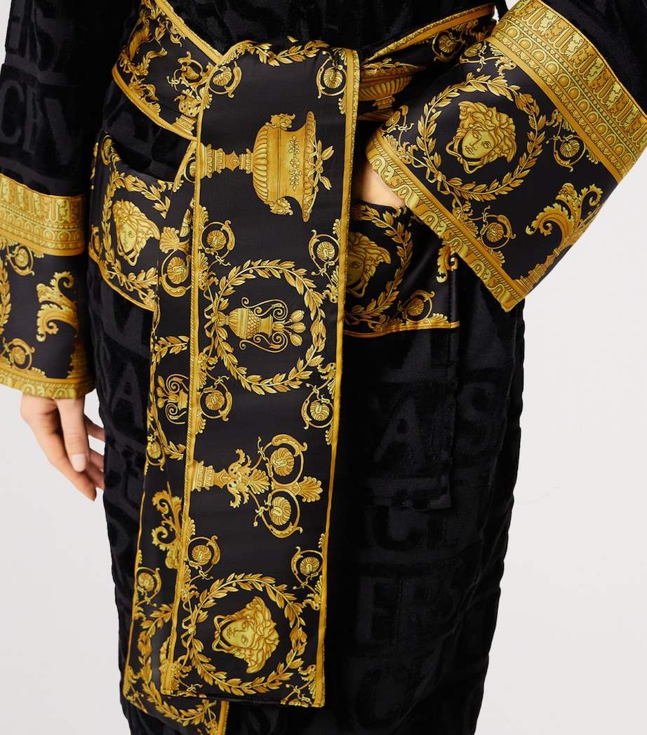 Versace Cotton Baroque Robe