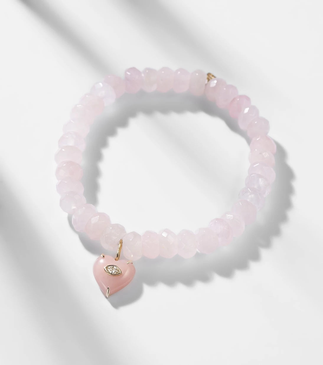 Sydney Evan - 14kt gold bracelet with opal and diamond