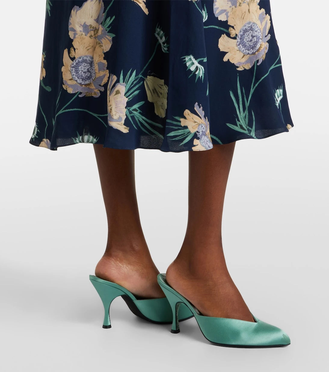 Erdem - Floral midi skirt