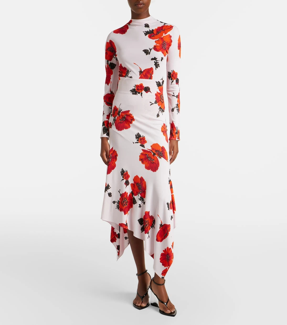 Alaïa - Floral jersey bodysuit