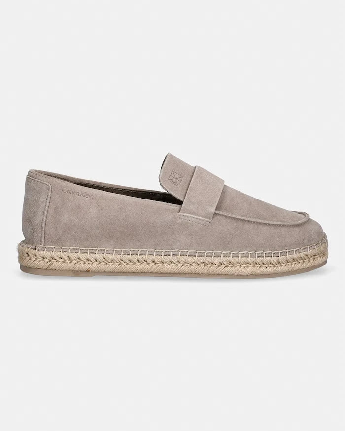 Calvin Klein Erkek Süet Espadrille Loafer Band Su