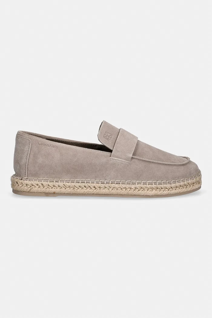 Calvin Klein Erkek Süet Espadrille Loafer Band Su