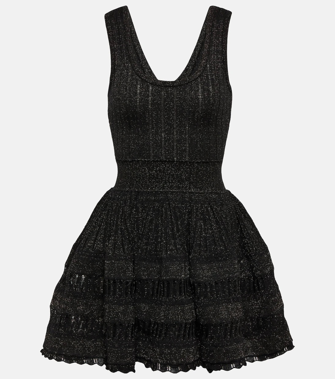 Alaïa - Crinoline wool-blend minidress