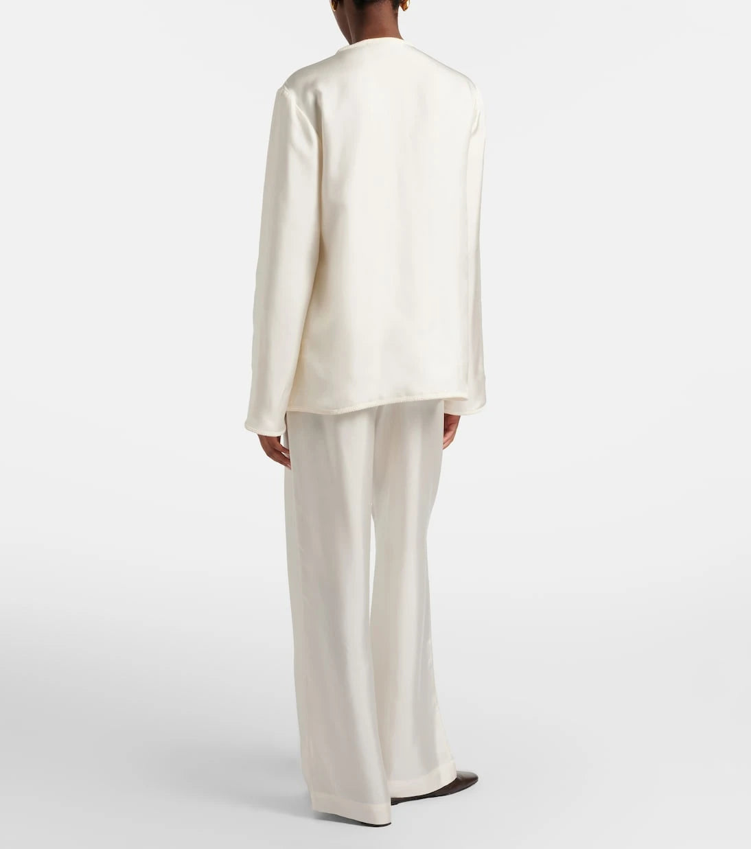 Róhe - Silk wide-leg pants